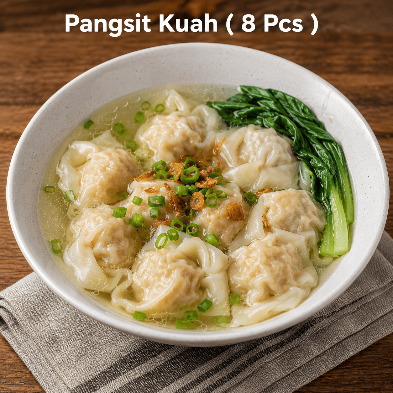 Pangsit Kuah 8 Pcs